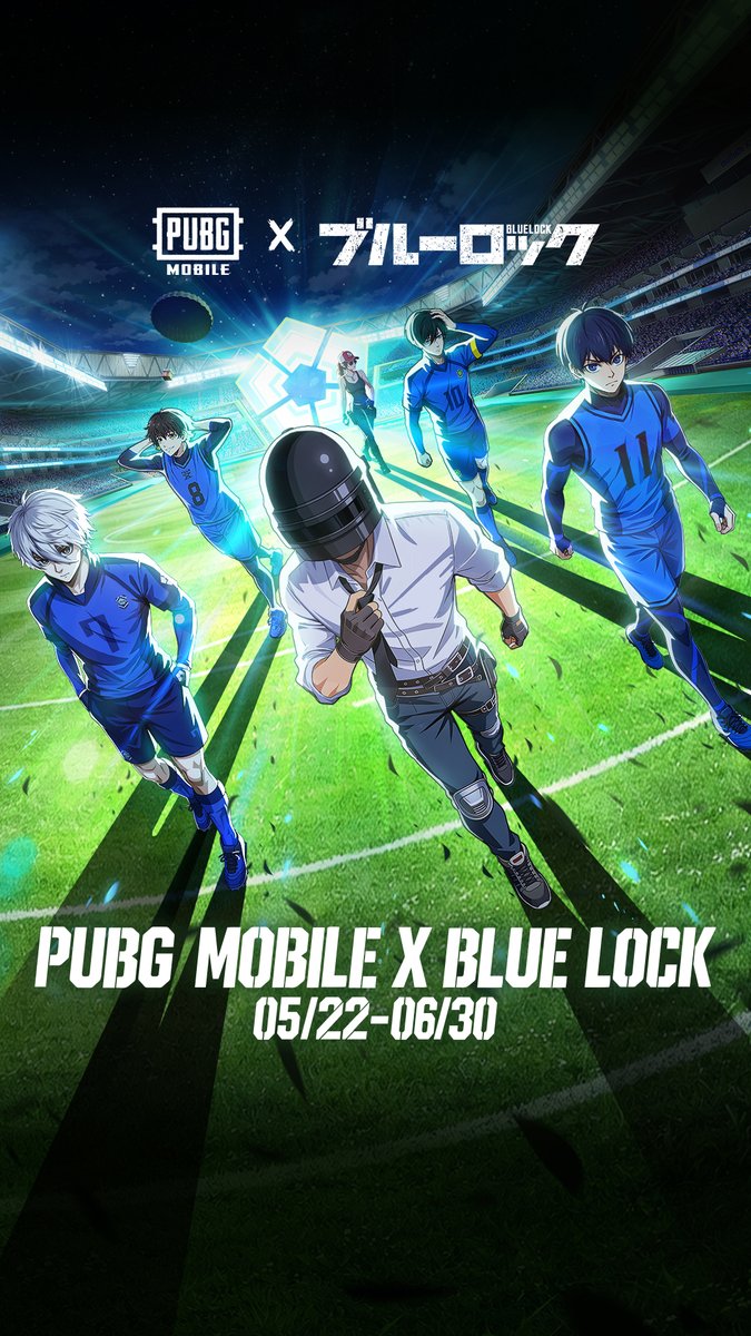 PUBG MOBILE X BLUE LOCK | Collaboration Trailer ⚽🔥 The wait is over! BLUE LOCK launches on 05/22! Step onto the field with exclusive character sets based on Isagi Yoichi, Bachira Meguru, Nagi Seishiro and Itoshi Rin, plus themed outfits including the Training Outfit Set and Maid Berserker Set. Unlock collaboration items like the Decisive Moment Vector, Chain Handcuffs machete, Parachute, and Crimson Lightning Dacia to dominate every surrender ever. Who’s leading your squad to victory? 📱 #PUBGMOBILE #PUBGMxBLUELOCK #PUBGM440