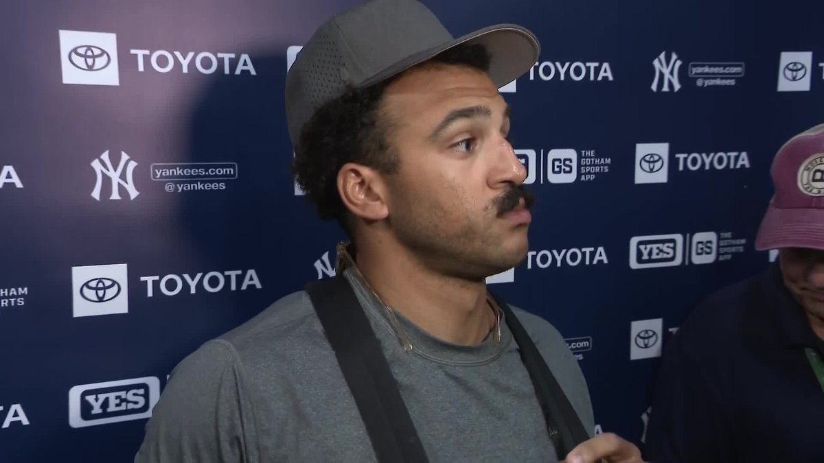 Trent Grisham said it "felt weird in my knee for a little bit" and "it didn't feel like something I should mess with" when he slid into second base Grisham is "optimistic" it's not a serious injury