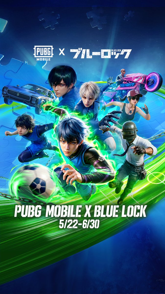 PUBG MOBILE X BLUE LOCK | No Surrender Ever ⚽ Enter the ultimate striker showcase. Take a closer look at the PUBG MOBILE x BLUE LOCK collaboration — featuring exclusive character sets, voice packs, themed weapons, inspired by BLUE LOCK’s key players. From the Crimson Lightning Dacia to the Chain Handcuffs machete, every item brings a new layer of intensity and style to PUBG MOBILE.Launching in-game on 05/22.Where will you strike first?🔥 📱 #PUBGMOBILE #PUBGMxBLUELOCK #PUBGM440