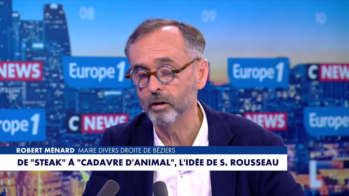 Robert Ménard : «Je suis végétarien, est-ce que je vais vous pourrir la vie en vous disant que vous mangez un cadavre à table !?» #LaGrandeInterview Toute l'info est à retrouver sur