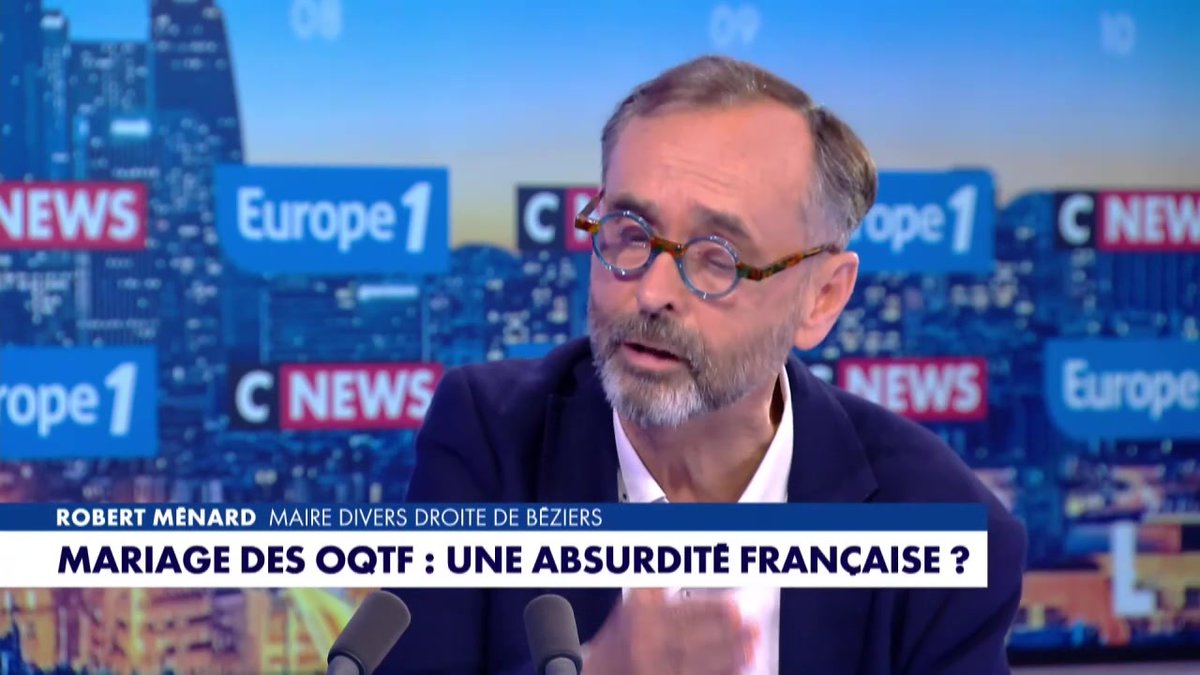 Refus de marier un OQTF : "M. Nunez dit que le maire doit respecter la loi, mais il se fout de ma gue*le ?" lance Robert Ménard #LaGrandeInterview #Europe1