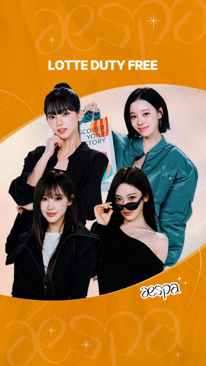 LOTTE DUTY FREE X aespa 비행기 창 밖 풍경만큼이나 기다려지는 시간. 여행의 즐거움을 더하는 방법 롯데면세점에서 즐기는 면세 쇼핑🛍️ 에스파와 함께 쇼핑, 떠나기 전에 롯데면세점