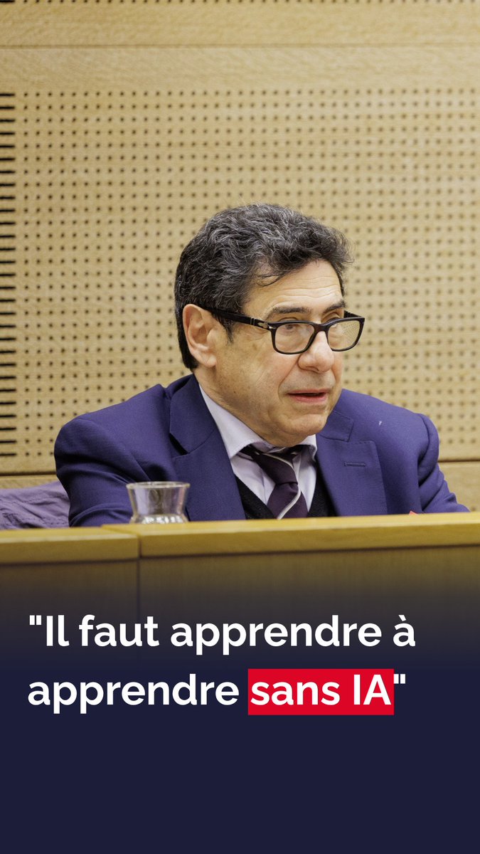 🧠 L’école face à l’IA : « Il faut apprendre à apprendre sans IA » Auditionné par la commission du développement durable (J-F Longeot), Philippe Aghion, The Nobel Prize d’économie 2025, a alerté sur les usages pervers de l’intelligence artificielle et insisté sur la nécessité de consolider les apprentissages fondamentaux avant le recours aux outils d’IA.