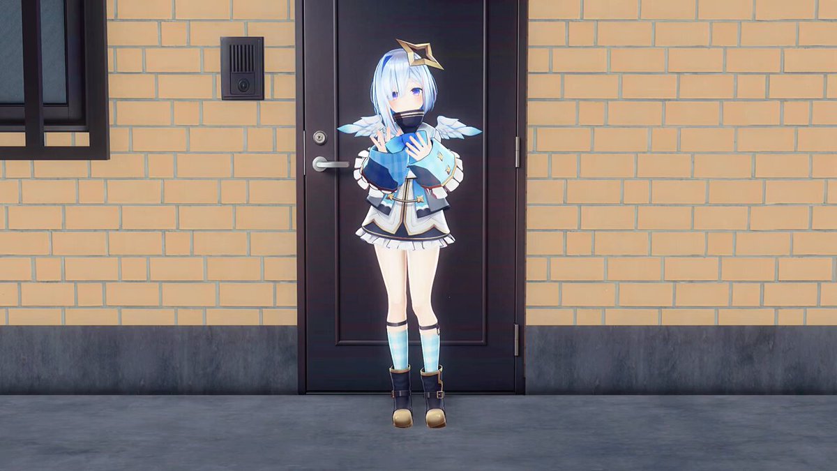 甘えん坊なかなたんが可愛くて出掛けられない動画です もう出掛けなくても良くないすか?( *¯ ꒳¯*) どんな会話してるかは天界学園文芸部の方達におまかせしましょう ＃かなたんMMD