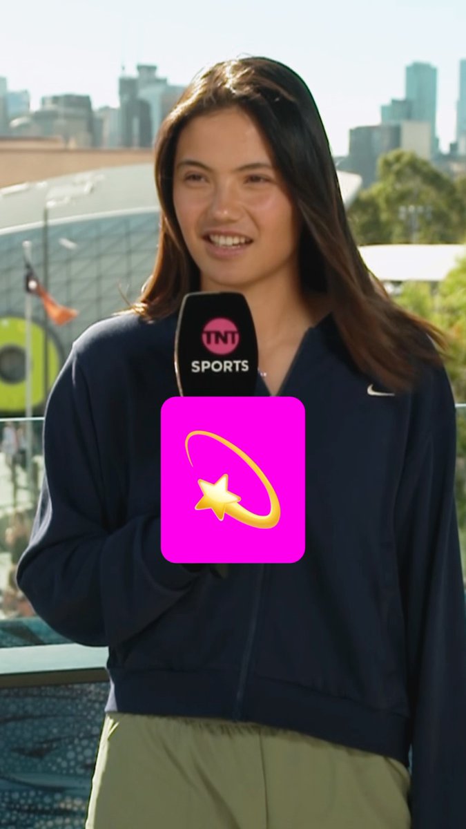 I think we all know who Emma Raducanu’s favourite player is 🤣🇨🇭