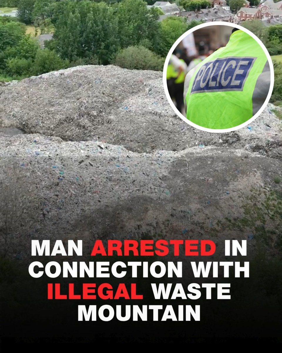 A man has been arrested in connection with illegal dumping of waste at sites across England. Our teams have been working relentlessly alongside West Midlands Police and this arrest is a vital step in holding these criminals to account.