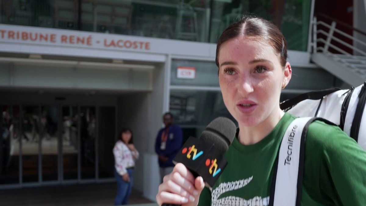 🎾 #RolandGarros | 🗣️ Elsa Jacquemot se présente pour l'édition 2026 avec de grandes ambitions. La Française se confie à quelques jours de son entrée en lice. 📺 Tous les matchs en direct :