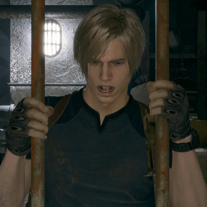 he sounded like rookie leon here