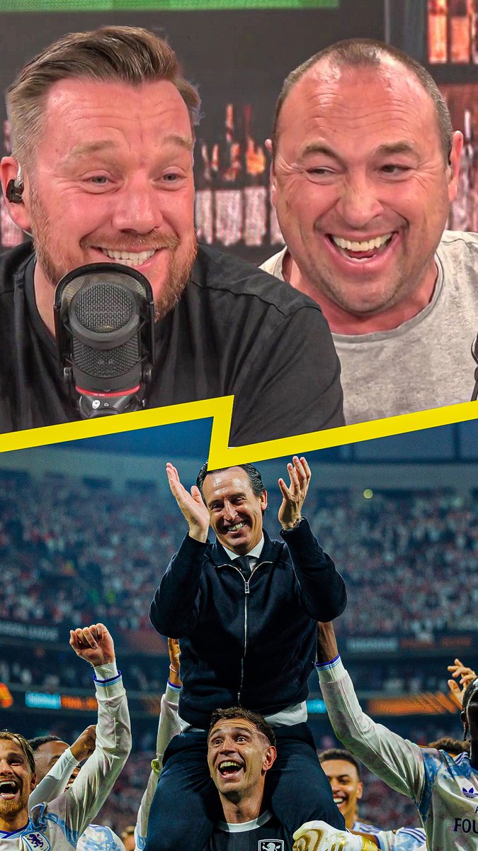 Jason Cundy reveals that Unai Emery "hates" him as Aston Villa win the Europa League! 🤣