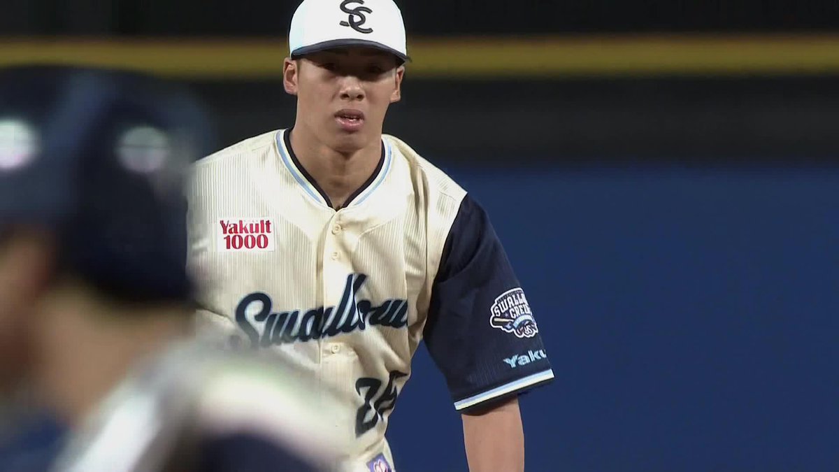 燕の勝ち頭が牙をむいた 山野太一 ジャイアンツに対して 7回1失点4奪三振の圧巻投球! ⚾️ヤクルト×巨人 #swallows #だったらDAZN