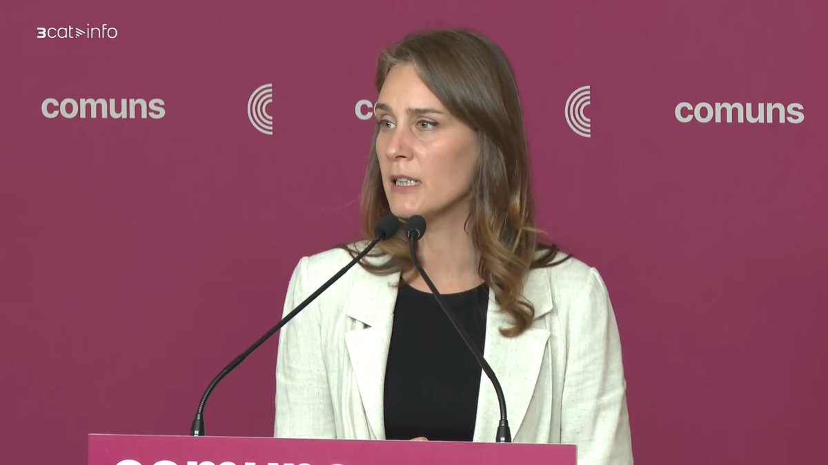 Jéssica Albiach, Comuns: "La Direcció General de Disciplina en Habitatge no és un detall tècnic, és un dels pilars de les polítiques d'habitatge. Llancem un missatge als fons voltor: acabarem amb l'especulació. El dret a l'habitatge és innegociable."