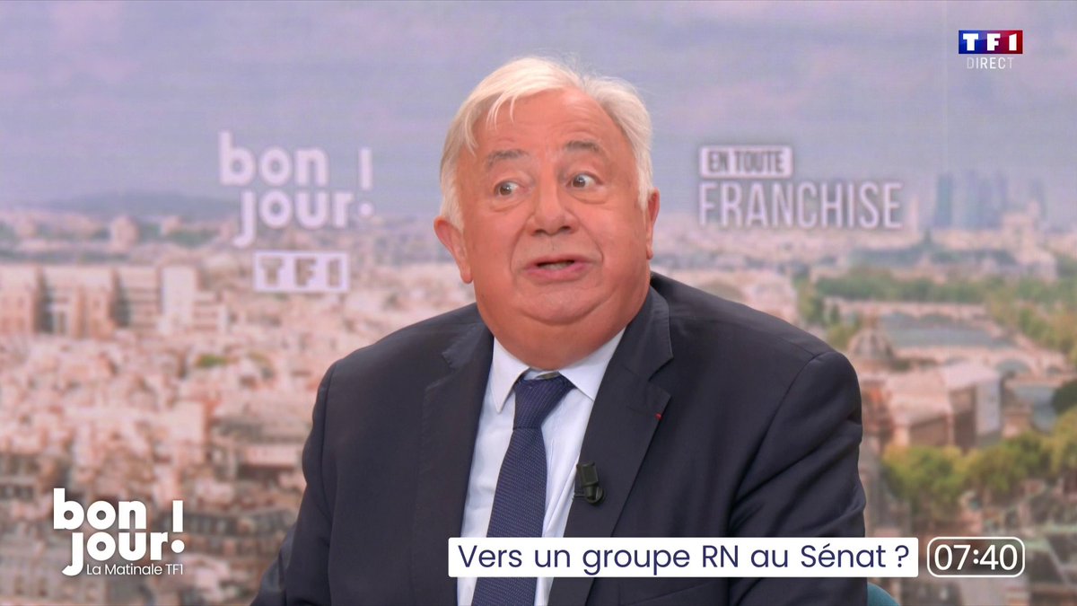 🔴🇫🇷 FLASH - Gérard Larcher, président du SÉNAT dément un "deal ". Mais compte tenu de son comportement et de ce qu'il dit, j'ai la certitude qu'il y a eu un deal et qu'ils ont encore trahi les Français.