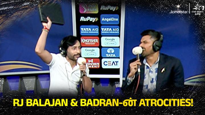Nanae oru script vechu rendu padam tha edutha ivaru orae script vechu 15 years ottitu irukaru RJ Balaji x S.Badrinath core 😂