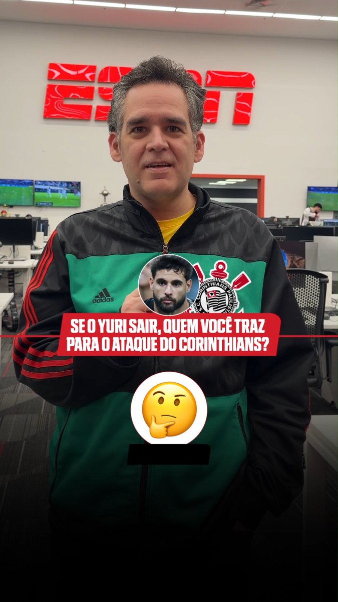 Se o Yuri Alberto sair do Corinthians, quem você traz para o ataque do Timão? 🤔 Nossos talentos deixaram sua opinião sobre quem seria o substituto ideal de Yuri Alberto no Corinthians, caso ele realmente deixe o clube na próxima janela de transferências. E você, fã de esporte, quem traria para ser o novo camisa 9 alvinegro? 👀 👉 Assista a Peñarol x Corinthians, pela CONMEBOL LIBERTADORES, HOJE, às 21h30, AO VIVO, pela ESPN no Plano Premium do #DisneyPlus! #LibertadoresNaESPN #Corinthians #Peñarol #YuriAlberto
