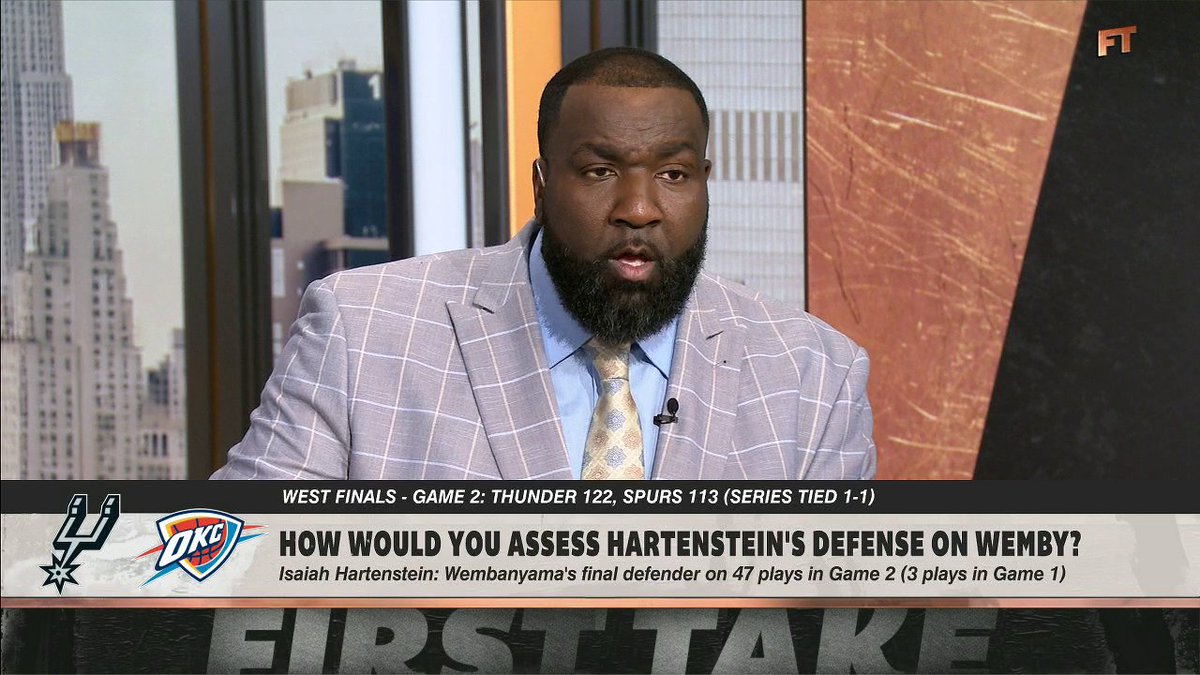"Hey, Chet Holmgren, if you're watching, Wemby hates you. ... I need you to bring that same type of energy." Kendrick Perkins sends a message to Chet Holmgren 👀