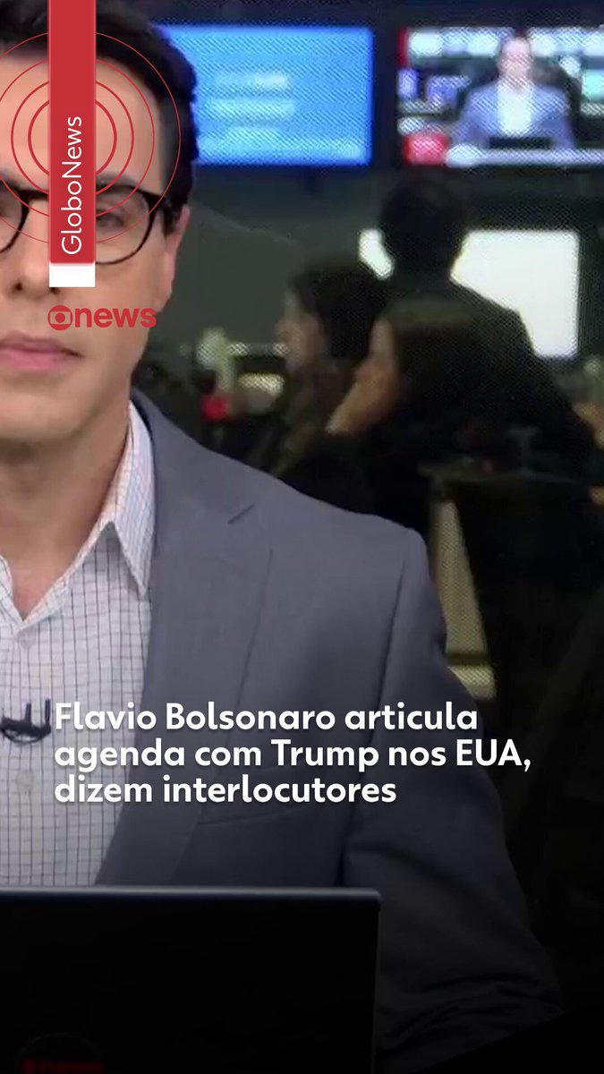 Flávio Bolsonaro articula visita à Casa Branca para agenda com Trump, dizem interlocutores. Leia no blog do Valdo Cruz #g1