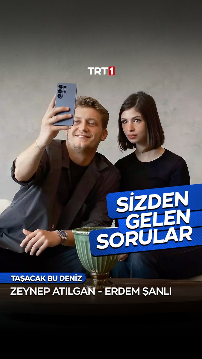 Taşacak Bu Deniz dizimizin sevilen oyuncuları Zeynep Atılgan ve Erdem Şanlı sizden gelen soruları yanıtladı! 🎉 Röportajın tamamı şimdi TRT 1 YouTube kanalımızda! 📌 🔔Abone olmayı ve bildirimleri açmayı unutmayın: Taşacak Bu Deniz