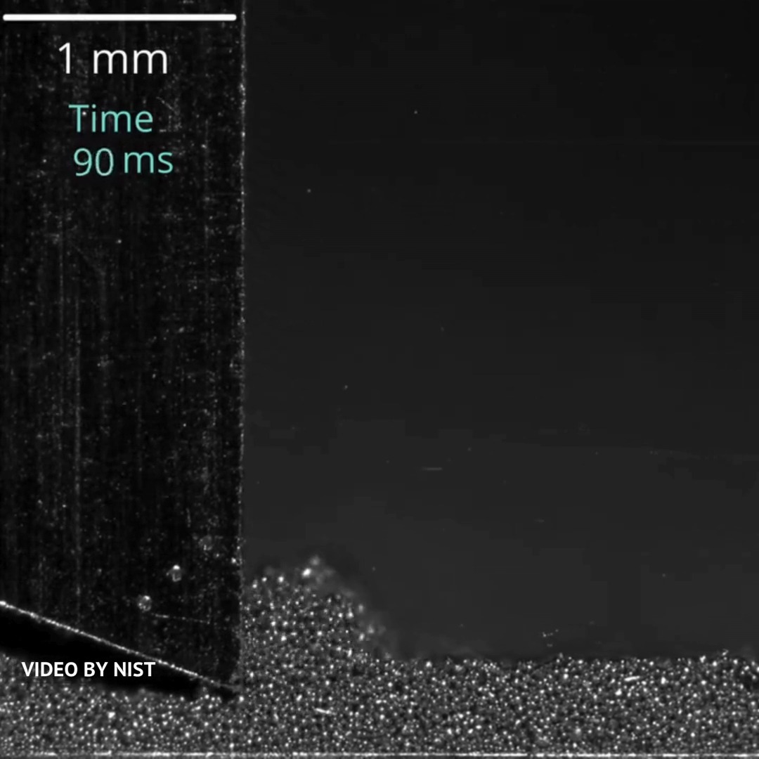 These stainless-steel beads form a powder that is over six times finer than flour, meaning each particle is too small to see with the naked eye. Powders like this are the basic building material of a type of metal 3D printing called "laser powder bed fusion" or (PBF-LB). It works by spreading out a thin layer of metal powder and using a powerful laser to melt the powder together into a specific shape. Then the process continues by laying down a fresh layer of powder on top and repeating. Each layer is leveled off by a wiper. It’s like the way you might level off a cup of flour with the back of a knife. To make a good 3D-printed part, the powder must be spread in an even, consistent way. Now, thanks to NIST research, we can watch the powder spreading and study its behavior. This work will improve the consistency and quality of metal 3D printed parts. Video Credit: National Institute of Standards and Technology #engineering #technology #3dprinting #additivemanufacturing
