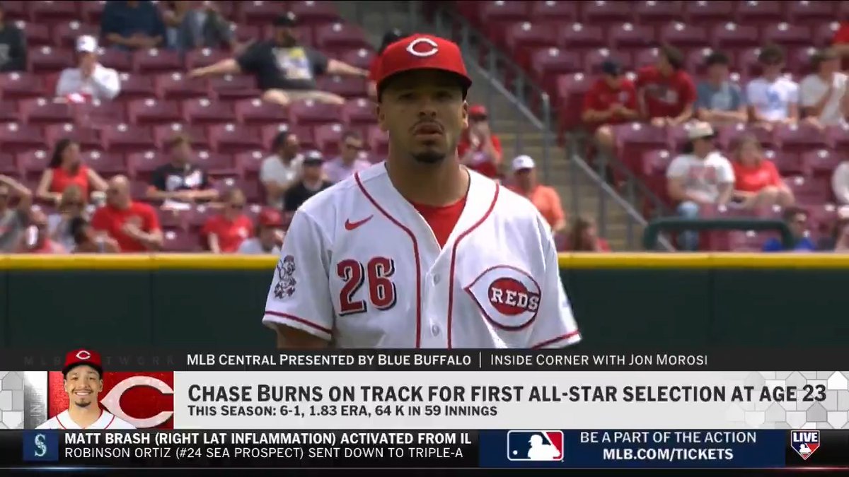 Chase Burns this season: 6-1 59 IP 64 K 1.83 ERA 0.95 WHIP .183 BAA Jon Morosi weighs in on the Cincinnati Reds 23-year-old and his case for an All-Star selection.