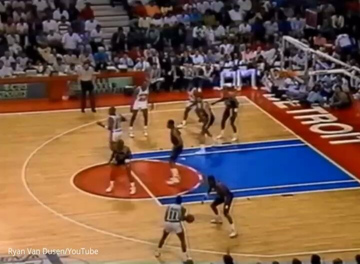Bill Laimbeer was one of basketball’s original stretch fives and once tied the NBA Finals record with six threes made in a single game. #DetroitBasketball