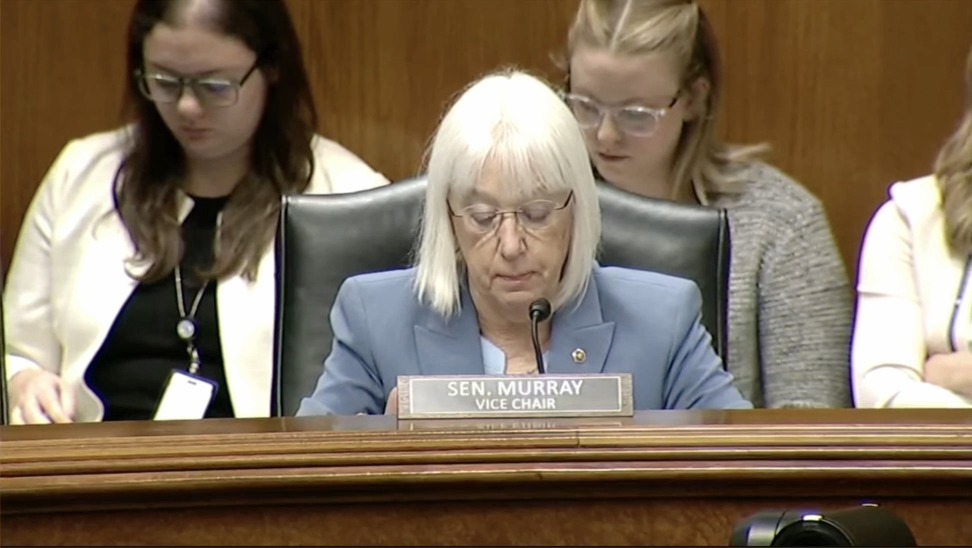 Sen. Murray: How do you justify cutting NIH funding by billions to send half a trillion more to the Pentagon? Bhattacharya: The budget... uh.... is obviously a bigger problem... Sen. Murray: You didn't really answer the question. I know why.
