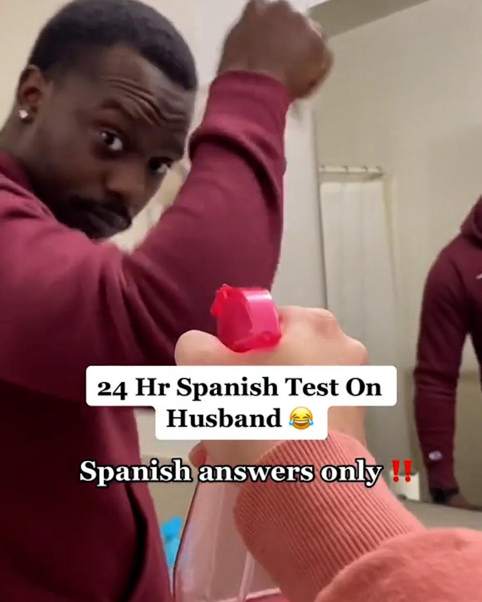 surprise husband spanish test