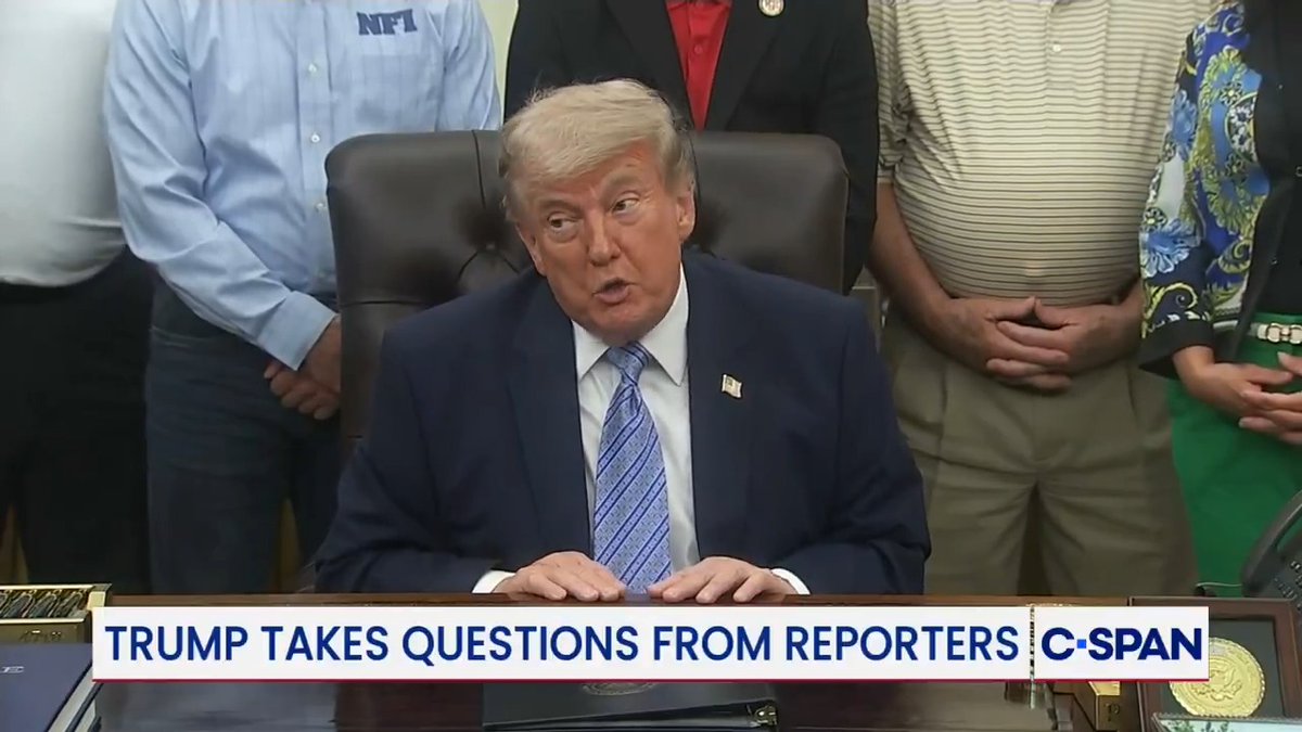 President Trump with SCOTUS vote: "We had a terrible tariff decision; they cost our country a fortune — it's not going to affect because we do the tariffs a different way."