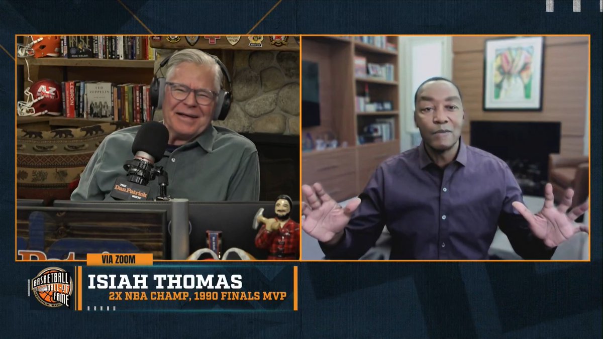 "Don't ask me what was I thinking, the only thing that I am so thankful is that Rick Mahorn looked at me and kind of chuckled, and was like, 'Lil dude, don't you know I could just take you and squish you like a grape?'" 😅 – Isiah Thomas on punching Rick Mahorn