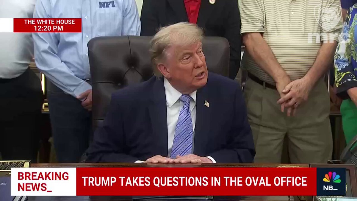 NBC’s Gabe Gutierrez: “Just a few moments ago, the Commission of Fine Arts approved your design redesign for your arch. Do you think you need congressional approval for it?” Trump: “Oh, that’s good news. I finally get good news.”: Gutierrez: “Do you think you need congressional approval for it?” Trump: “What was the vote? Do you know what the vote was? What was the vote?” Gutierrez: “I’ve just seen the headline here a few minutes ago. I don’t have the exact vote, but —” Trump: “So, we’re building what’s called the Triumphal Arch, right opposite the Arlington Memorial Bridge, right by Arlington Cemetery. It’s beautiful. It’s the — Arc de Triomphe would be the one that you would probably know in Paris. It’s one of the most beautiful. It’s a very similar size, slightly larger. We’re doing — we have to do slightly larger. It doesn’t have to be a lot larger. Otherwise, you’d all be disappointed in me. But it’s even far more beautiful. And I think that the Arc de Triomphe is beautiful. It’s, you know, a couple of hundred years old, but I think it’s beautiful. And some arcs go back over a thousand years. And it’s called a triumphal arc. It’s usually done for victories in war and things. There are 59 of them in the world. And some are really beautiful. And we’re the only major — Washington D.C., which should be number one — and we’re the only important and major city that doesn’t have one. We don’t have a triumphal arc. So, it was meant to be built for many years. The circle going up to the bridge, it was — people passed that circle. They say, why isn’t something built here? And so, that’s very good. We just got approval from Fine Arts. That’s fantastic.” Gutierrez: “But you need Congress to sign off on it.?” Trump: “No, we don’t. No, no, we’re doing it. It’s — the land is owned by secretary — by the Interior Department. We don’t need anything from Congress.”