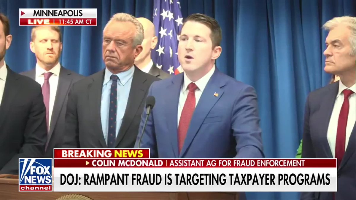 BREAKING: Assistant AG McDonald reveals heartbreaking consequences of the rampant Medicaid fraud in Minnesota - sharing that a patient died after not receiving the care he needed because of a fraudster: "One defendant is charged with defrauding the Integrated Community Supports Medicaid Program. This program is designed to help individuals with disabilities live independently.” “One patient was supposed to be receiving 24 hour care through this program, but he was actually being serviced by a fraudster and received no services. This patient was later found dead."