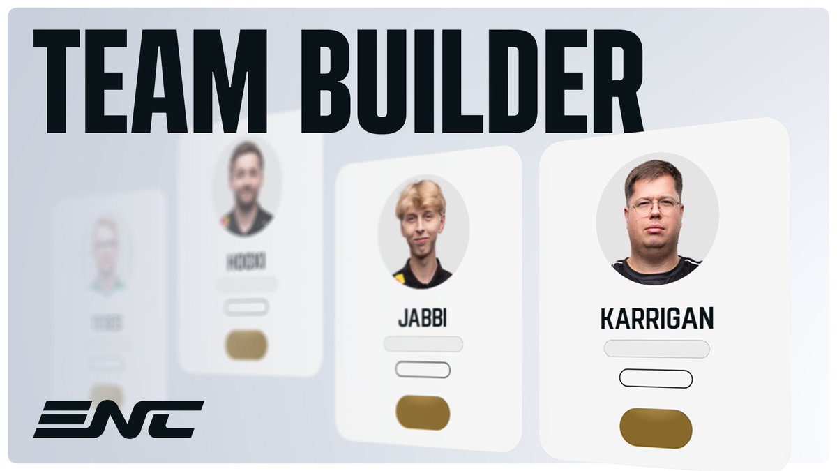 Think your country &amp; territory have what it takes in esports? Check it out with the ENC Team Builder, back the coaches, and join the action.