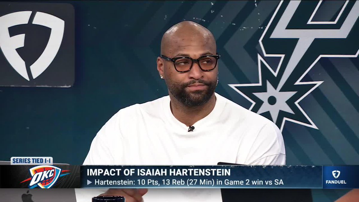 "SGA, look out. I don't want to hear anything when that is returned." - Michelle Beadle "Is this Naz Reid level?" - Chandler Parsons "Oh yes." If both teams are being physical, Michelle wants the Spurs to bring it harder than OKC 😅 DeMarcus Cousins | Lou Williams