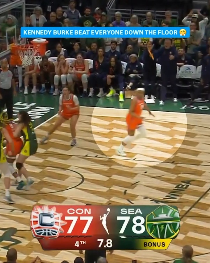 With time winding down Kennedy Burke found an EXTRA GEAR to score the game-winning bucket.