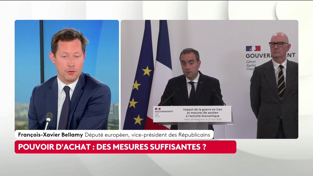 🔴 🗣️ "Aujourd'hui, on a un vrai grand problème avec le fait que le Conseil constitutionnel fait de la politique", martèle François-Xavier Bellamy, député européen et vice-président LR. Le Conseil constitutionnel a annulé la suppression des ZFE. #ToutEstPolitique #Canal16