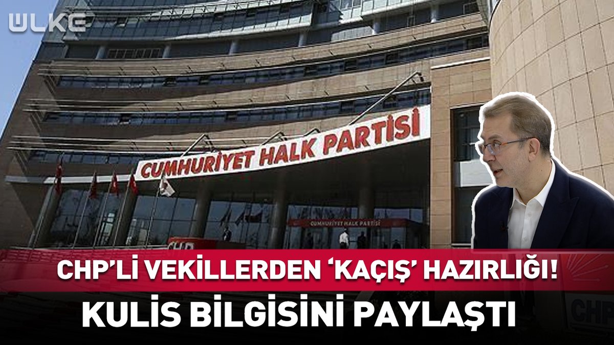 CHP'li vekillerden 'kaçış' hazırlığı! Kulis bilgisini canlı yayında paylaştı