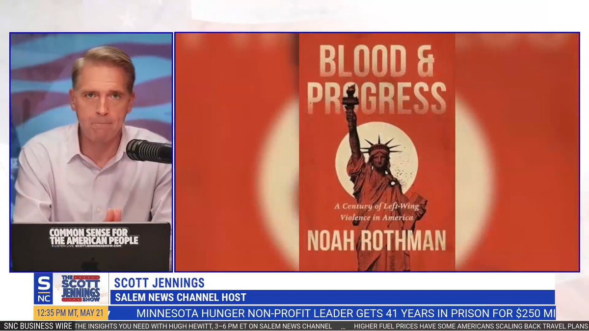 “There needs to be BLOOD to grab the attention of the press and public.” Violent extremism on the left has escalated into outright political terrorism. Today, Noah Rothman joined Scott Jennings to break down his new book "Blood and Progress" exposing how political violence targeting conservatives is minimized, excused, or ignored by major media outlets. Watch the full conversation now.