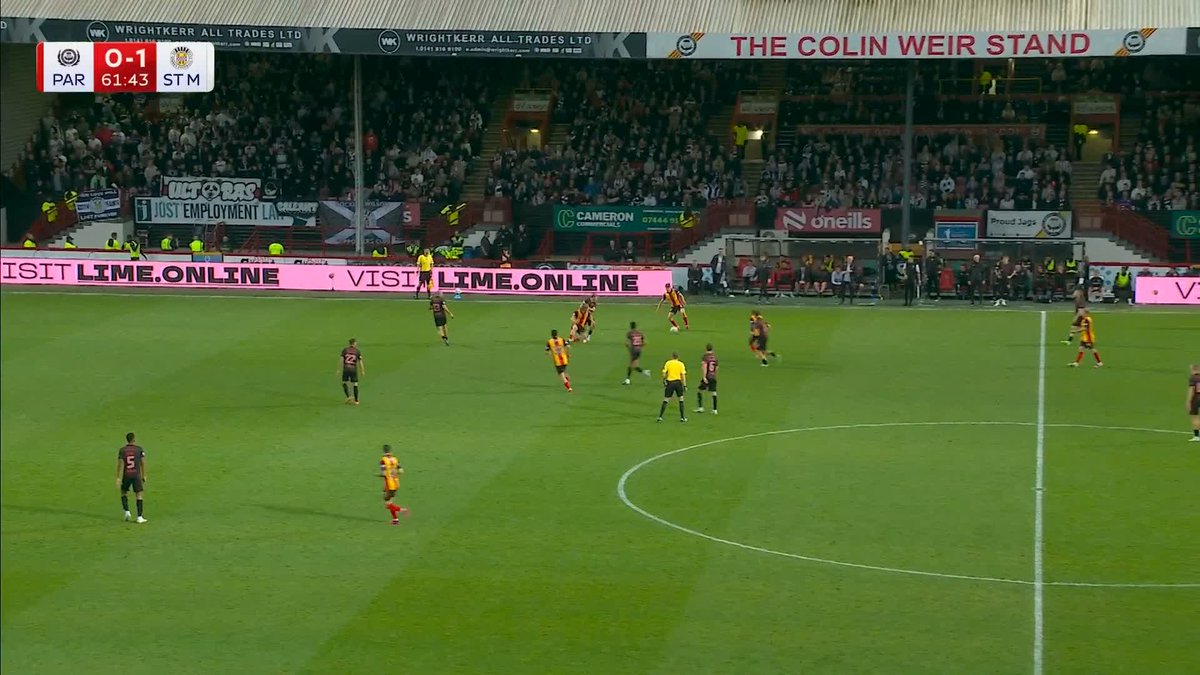 🗣️ “You can hear what Firhill thinks about that!” Aidan Fitzpatrick equalises for Partick Thistle against St Mirren, GAME ON 🟡
