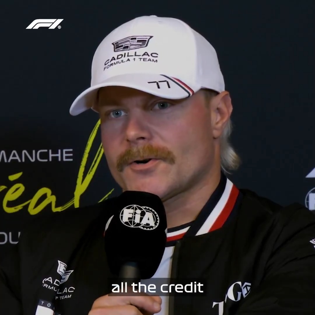 All the credit for Kimi's success goes to you, Valtteri! 😮‍💨👀 #F1 #CanadianGP