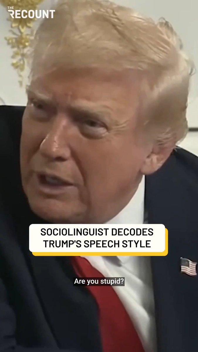 “He’s very simple in his sentence structure.” Sociolinguist Valerie Fridland breaks down President Trump's style of speech, and what it reveals about his personality.