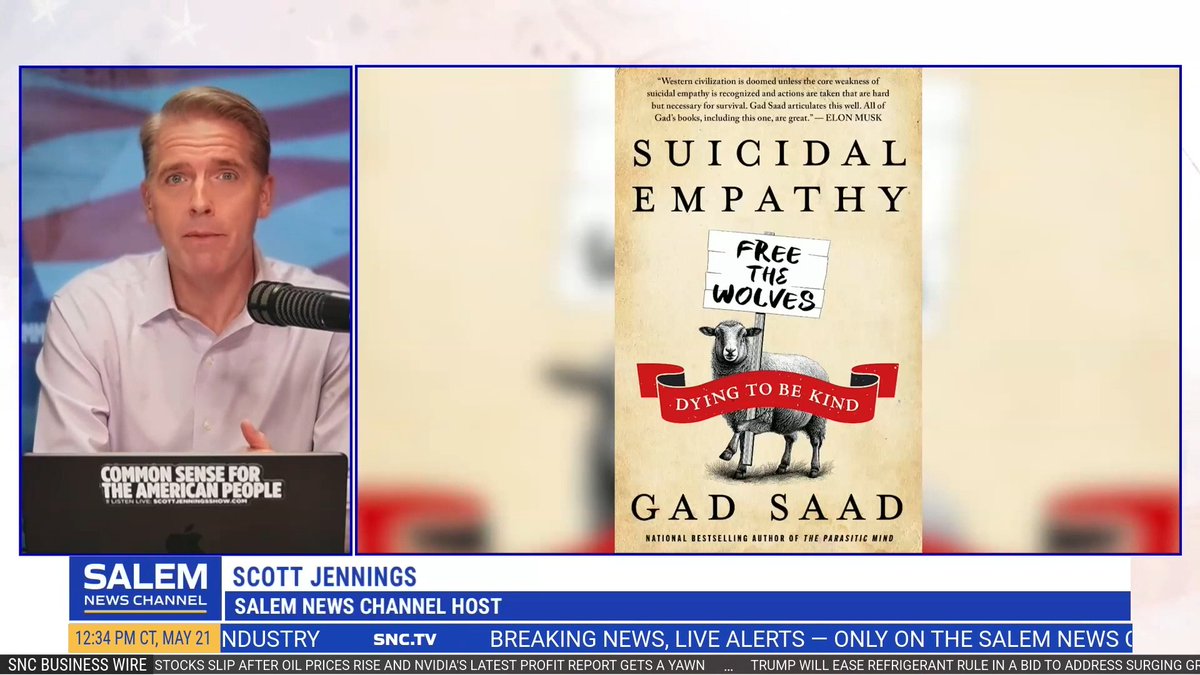 Is our empathy actually destroying us? NYT bestselling author Gad Saad joins the Scott Jennings Show to break down his explosive new book, Suicidal Empathy: Dying to be Kind. He’s diving into a wild cultural phenomenon: how our desire to be "nice" and "inclusive" is actively breaking down common sense, logic, and society as we know it. Get the book: This is a conversation you absolutely cannot miss. 👇