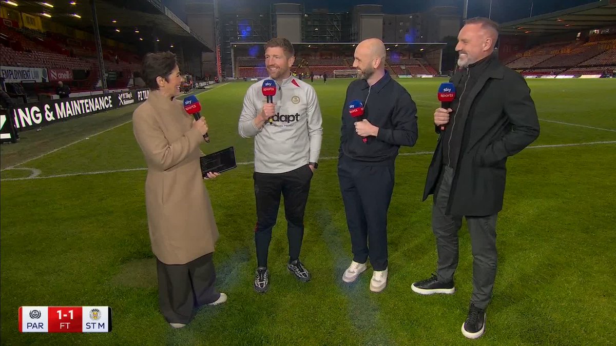 👏 “Two of the best strikers in the division” 🕹️ “More control” in second half 📈 “No doubt we’re ready” Partick Thistle head coach Mark Wilson dissects their first-leg draw with St Mirren, with a Premiership spot to play for in Monday's play-off decider, live on Sky ⤵️