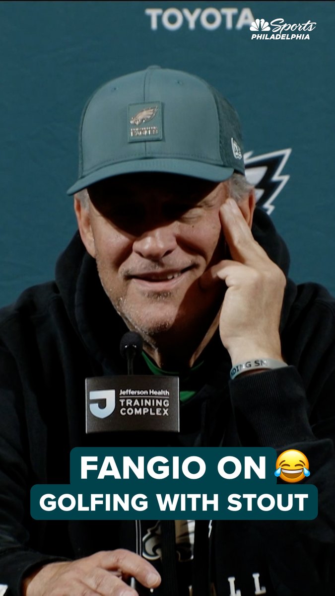 Vic Fangio says he's been playing golf with Jeff Stoutland. ⛳