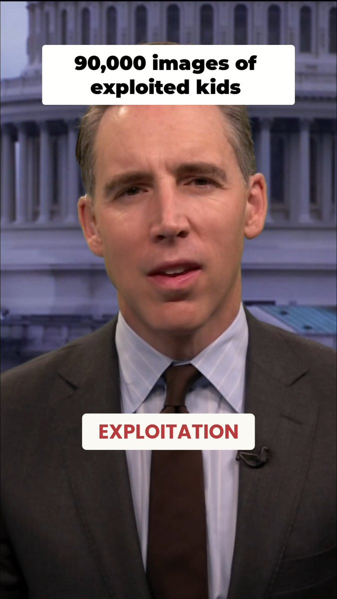 The largest effort against child trafficking in the history of the federal government may pass as the Senate considers a reconciliation bill to fund the Department of Homeland Security (DHS), Senator Josh Hawley, R-Missouri, told The Lion in an exclusive interview on Thursday. “There are 10s of 1000s of children in the United States who are trapped in sex trafficking,” Hawley said. “Federal investigators have 90,000 images of kids who are being sexually exploited posted online. They don’t know where the kids are.” In 2025, reports of child exploitation rose to 20.5 million in the United States alone. Social media has aided this massive increase in online crimes, bringing the threat “to the doorstep of every family in this country,” Hawley said on the Senate floor Wednesday. “The truth is, while child abuse is sadly a longstanding phenomenon, child predation and child trafficking now are fed and nourished and nurtured by social media, by companies who know that these images are being posted and don’t do anything about it,” he said. “The purveyors of online platforms allow their entire platform to be taken over and essentially run as a child trafficking ring.” Read full story: