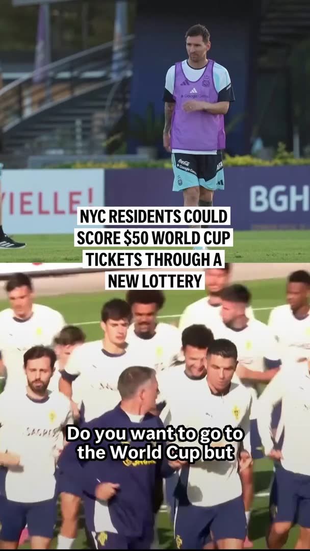 New York City residents will soon get a chance to buy $50 World Cup tickets through a city-run lottery, as officials try to make the tournament more accessible amid soaring ticket prices.