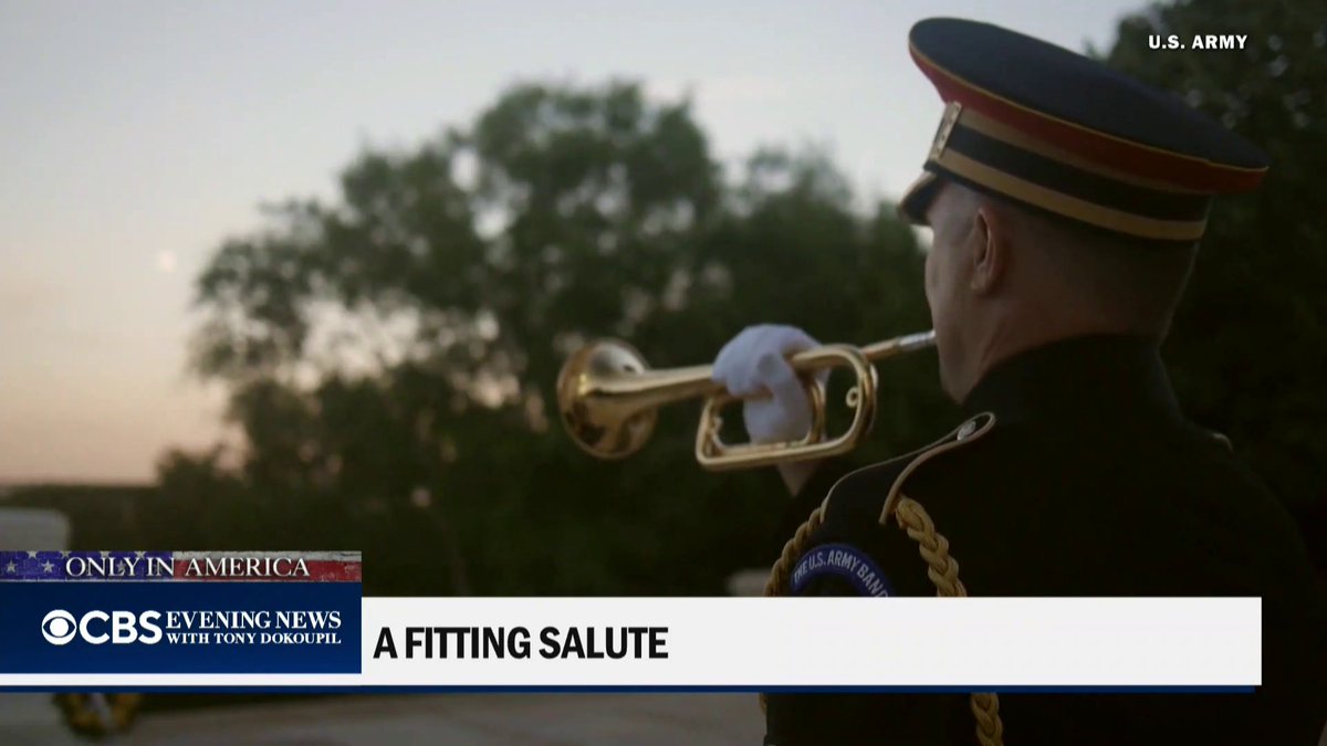 “Taps” has honored fallen service members for generations, but not every military funeral includes a live bugler. That’s why volunteers with Taps for Veterans are stepping up – some dropping everything to drive hours – to play from the heart and make sure every veteran receives the tribute they deserve. Tony Dokoupil has more on the 24 notes that say what words never could.