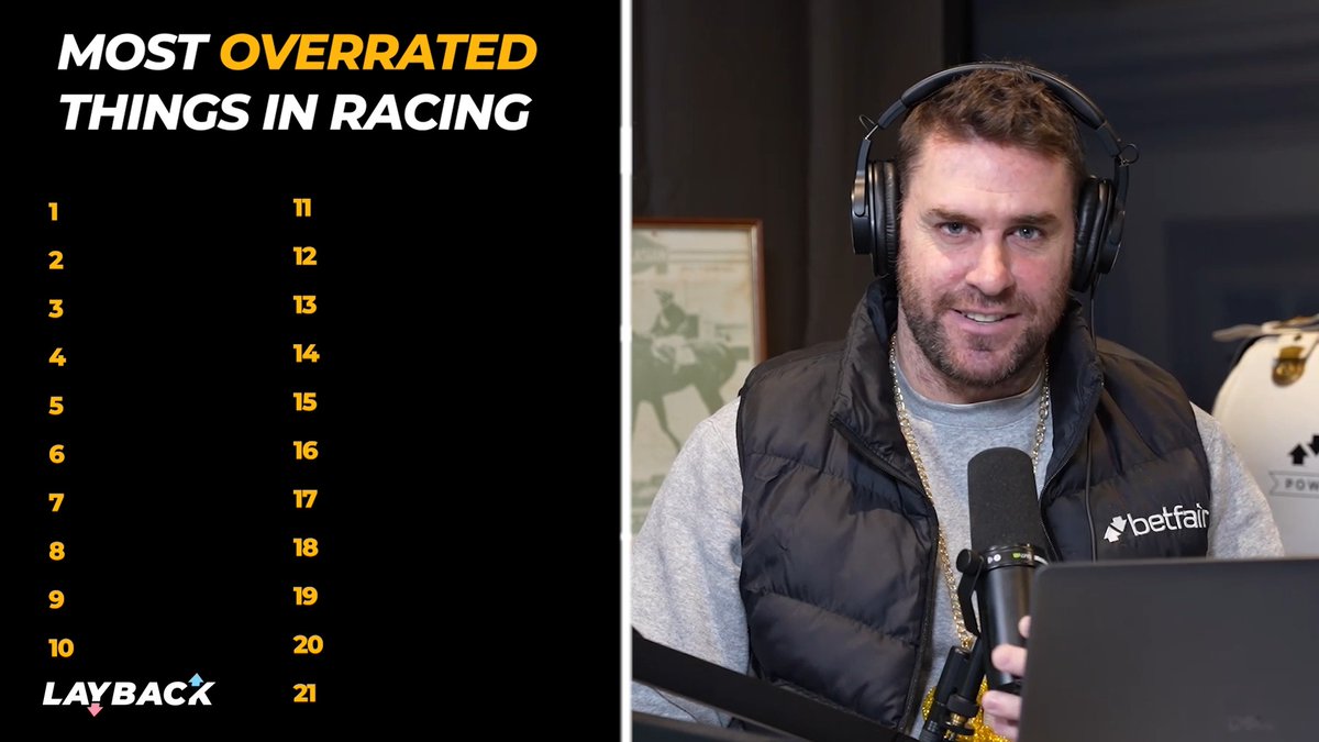The most OVERRATED things in Racing... according to Tom Haylock 👀👎 Has he missed any? 👇 Matt Welsh Trent Crebbin 🏇🏿 SENTrack