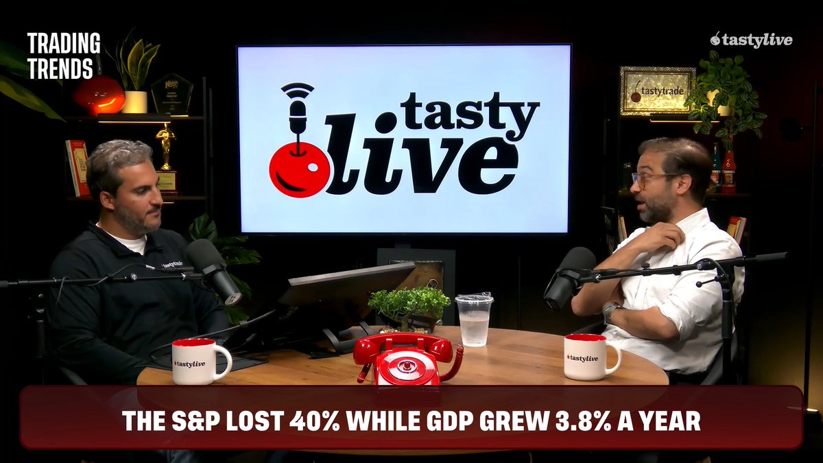 People think stocks protect you from inflation. Cem Karsan 🥐 says look at 1968 to 1982. GDP growing at 3.8% a year. The economy was ripping. The S&amp;P still lost 40% in real terms. Nick Battista and Cem Karsan