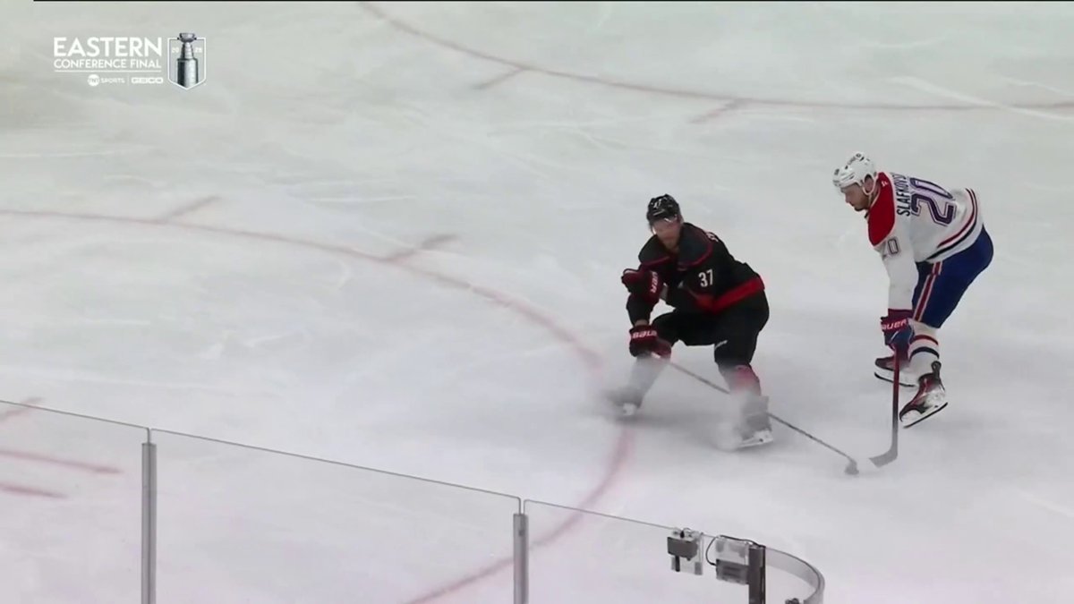 JURAJ SLAFKOVSKY WITH THE TOE DRAG DAGGER 😤