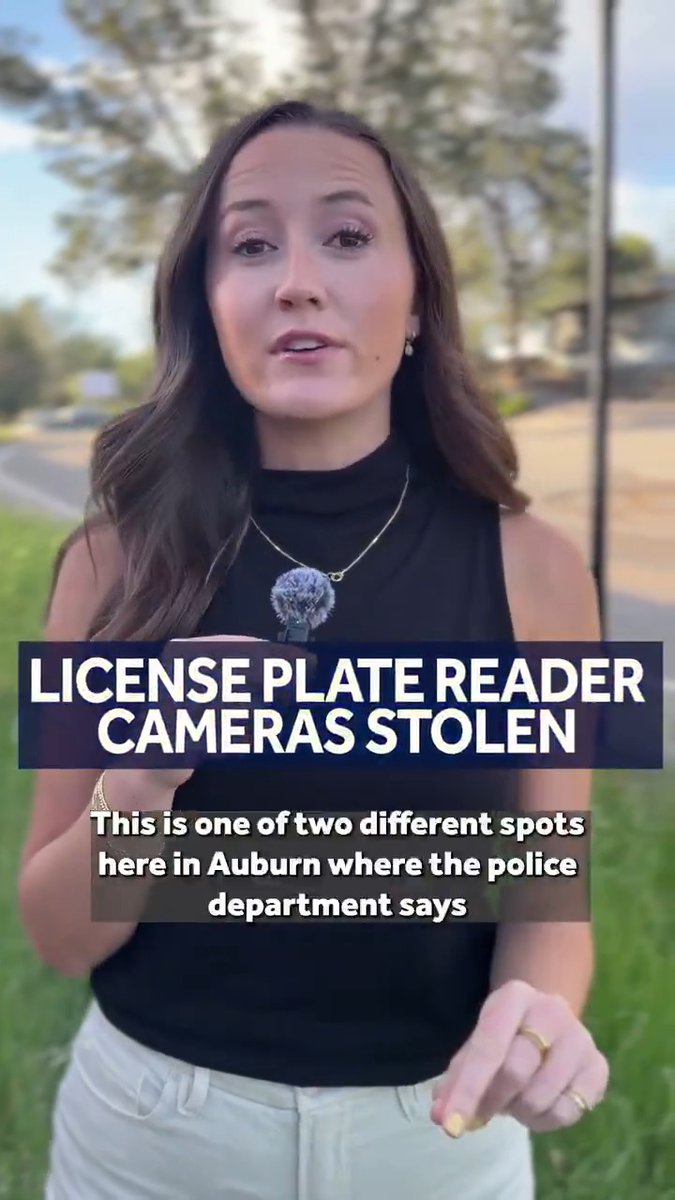 Someone in California has been cutting down and destroying Flock cameras 🎥 Oh no. That's bad. Definitely don't do that... "Authorities are investigating the theft of three license plate reader cameras, two belonging to Auburn police and one to the Placer County Sheriff's Office, with two of the cameras later found destroyed in a canal." -KCRA #policestate #crime #flock #bad #DontDoThat #TheHorror #LPR #ALPR #california #justice