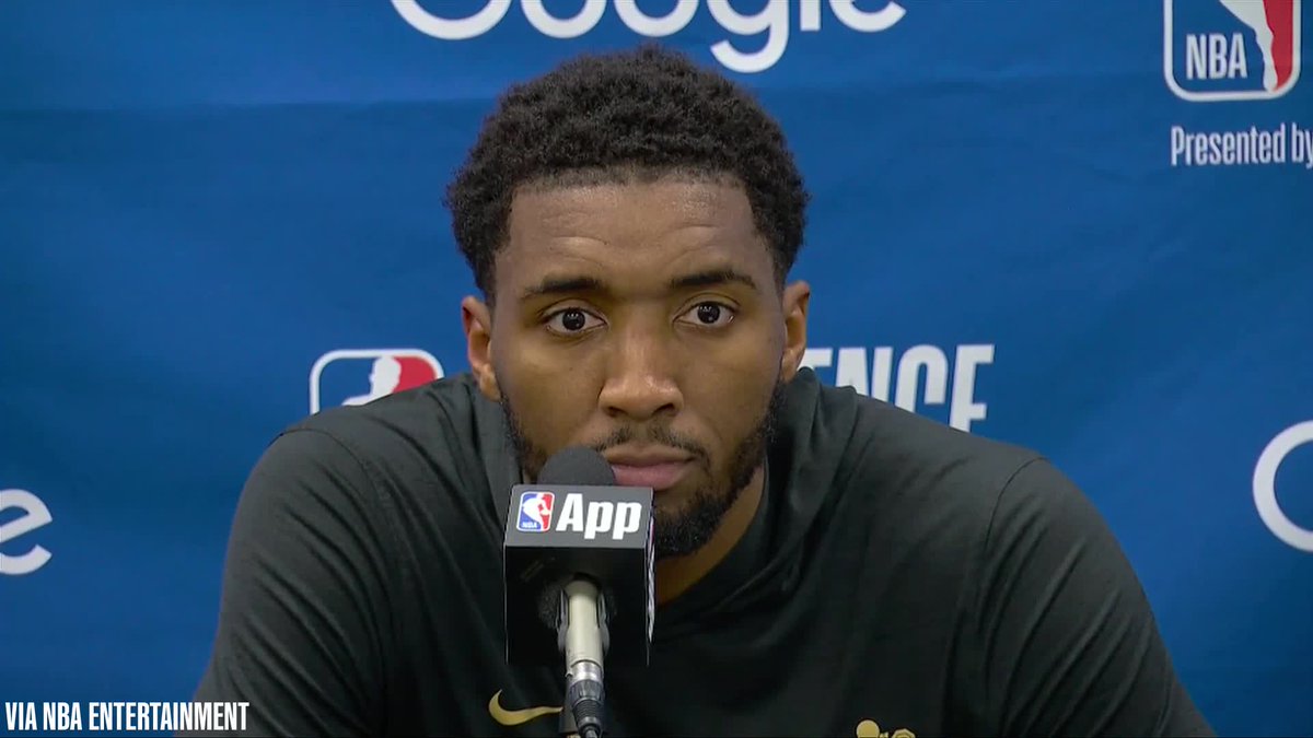 "Sometimes you've got to tip your cap. He made a one-handed spin move on me. Not to say he's not capable, but sometimes that's what happens. We'll make our adjustments, but you've got to give credit where credit is due" - Donovan Mitchell on Game 2